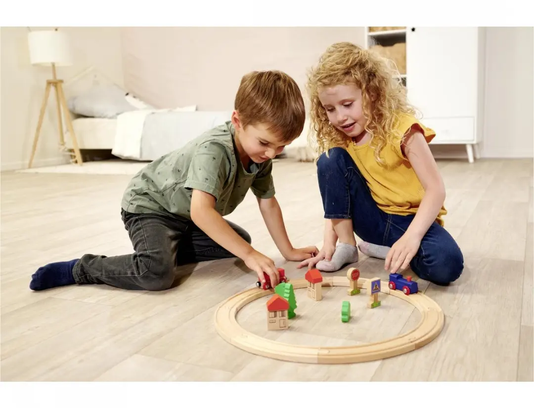 Eichhorn Houten Trein Ovaal 100006200 - afbeelding 2 van 6