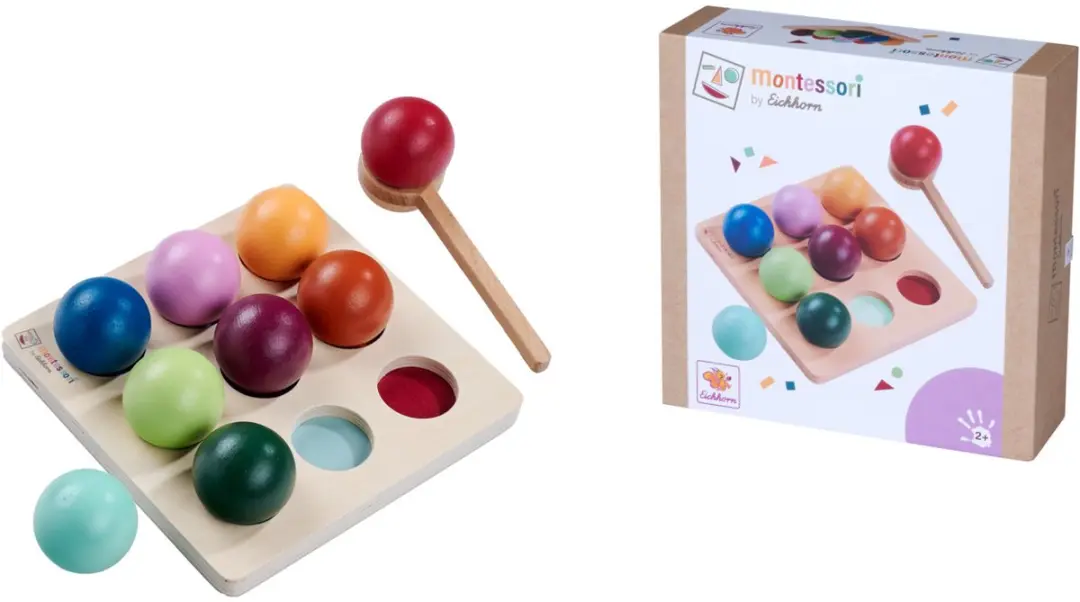 Eichhorn Montessori Sorteerballen 9-delig - 11-delige set - afbeelding 4 van 4