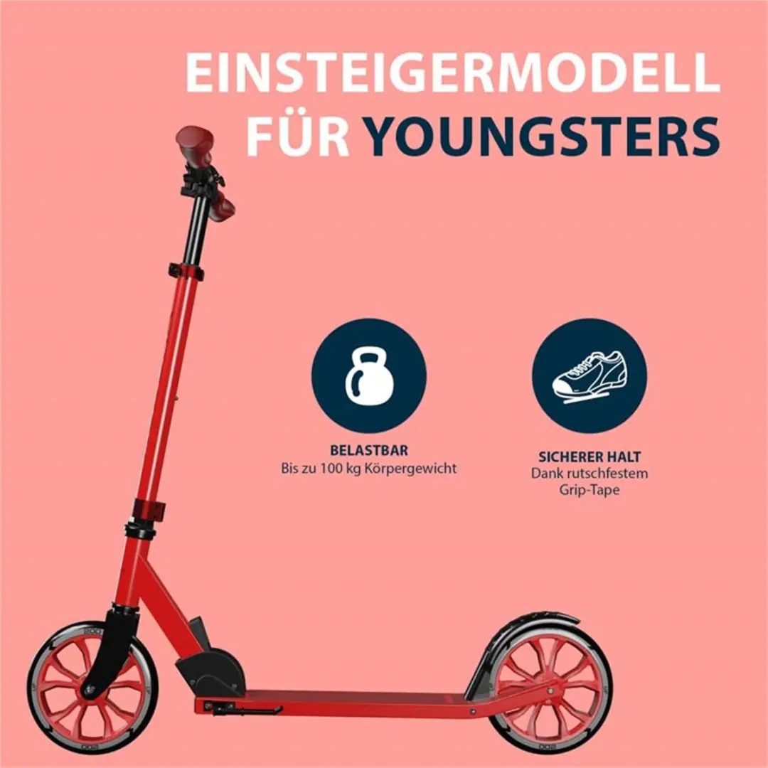 Hudora Scooter Up 200 Step - Rood