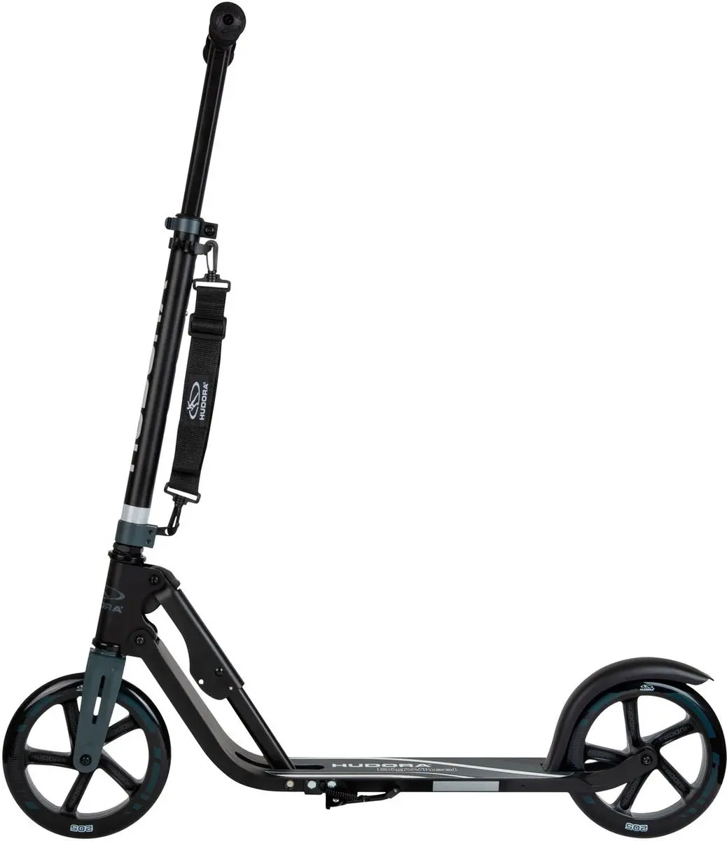 Hudora BigWheel 205 Scooter Step - Zwart
