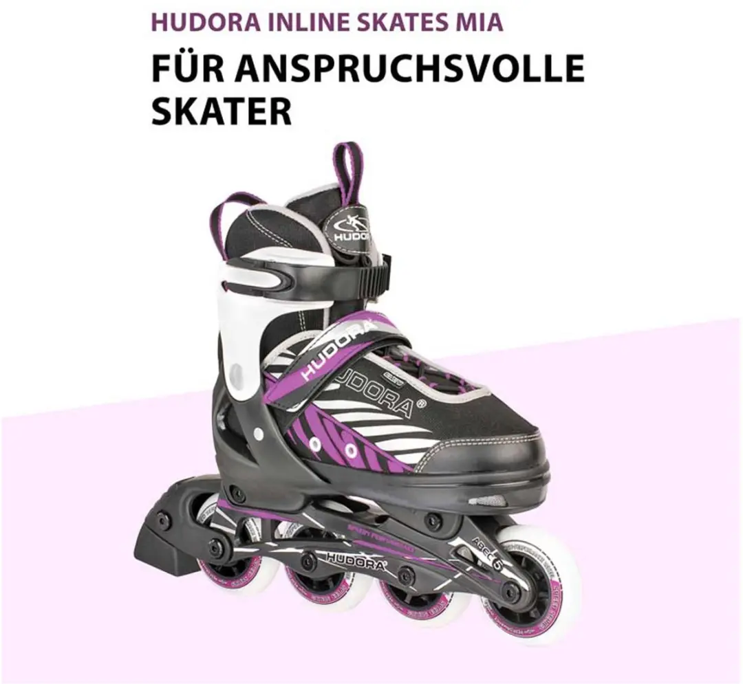 Hudora Kinder Skeelers Mia - Maat 33-36 - Paars