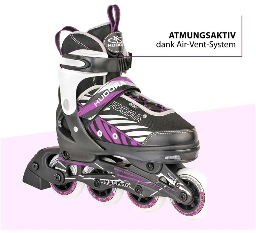 Hudora Kinder Skeelers Mia - Maat 33-36 - Paars