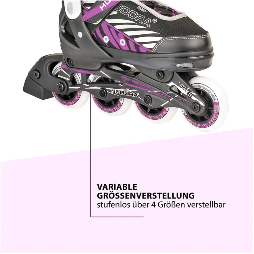 Hudora Kinder Skeelers Mia - Maat 33-36 - Paars