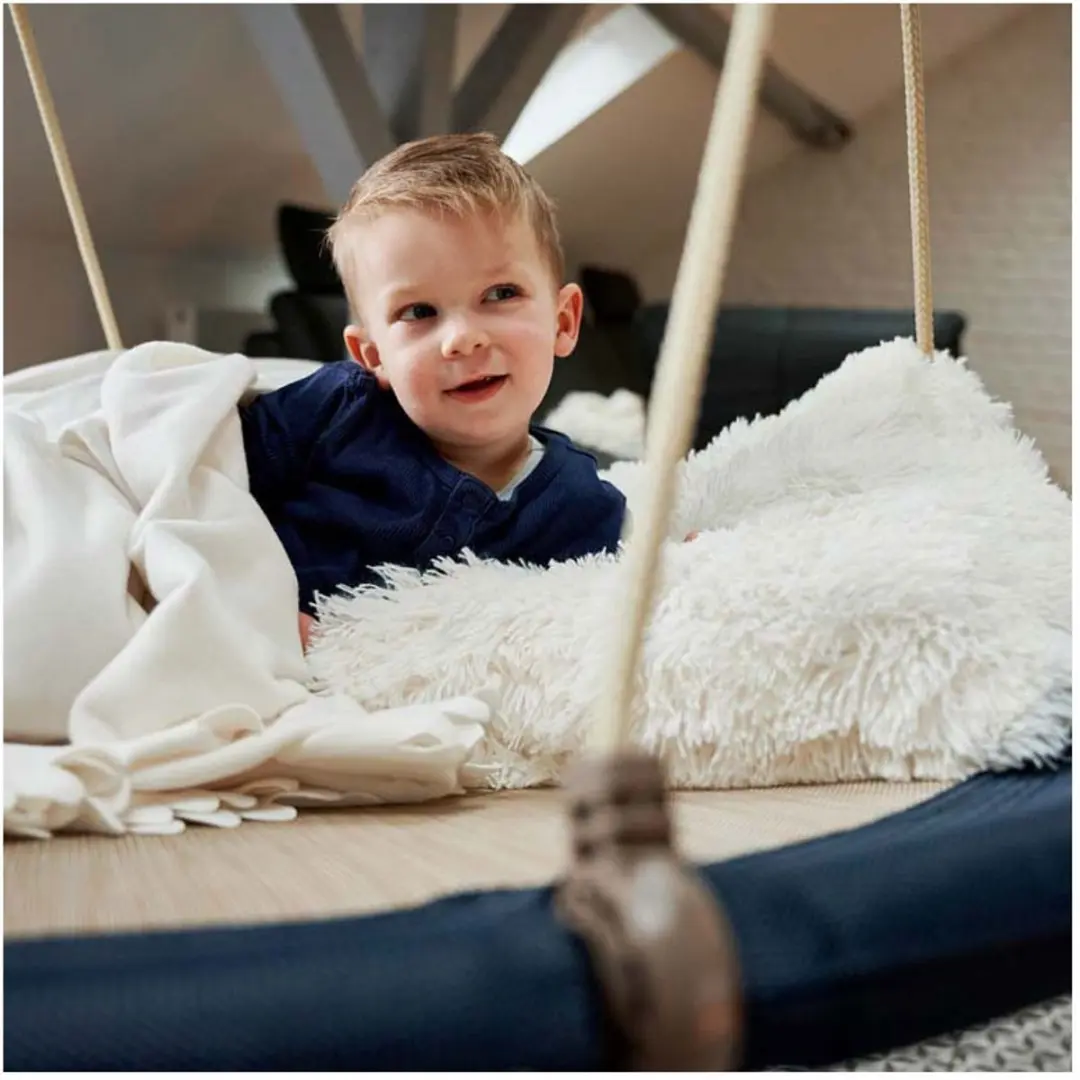 Hudora Nestschommel Lounge 110 Midnight Blauw