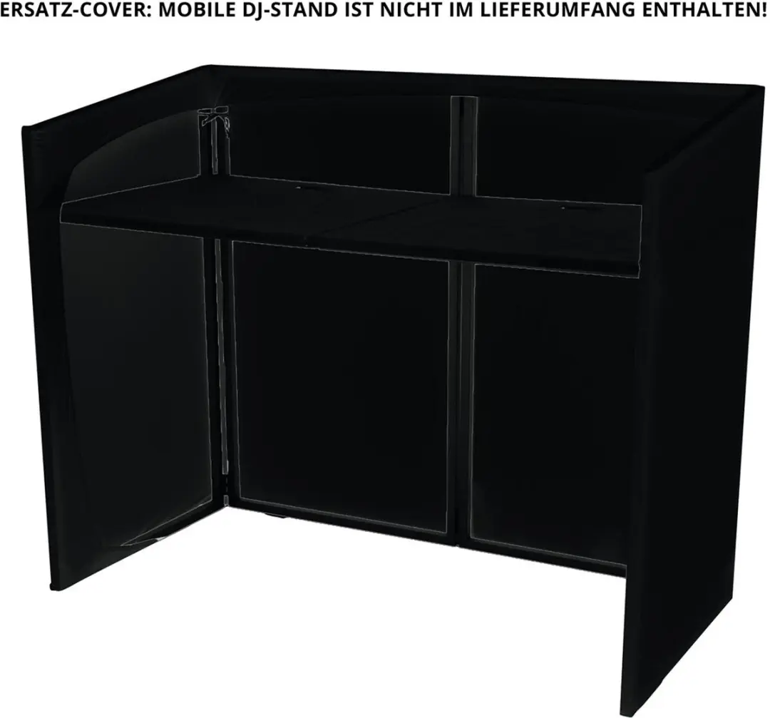 Omnitronic Mobile DJ Stand Hoes - Zwart - afbeelding 2 van 3