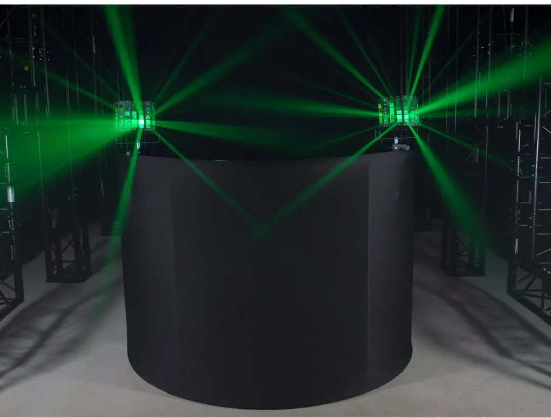 Omnitronic Curved Mobile Event Stand - DJ-tafel - Zwart - afbeelding 2 van 6
