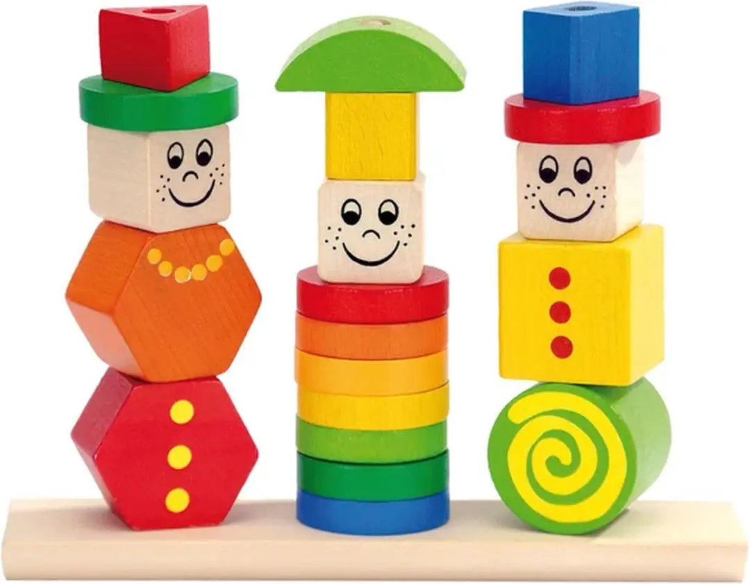 Eichhorn Heros Figure Stacking Puzzle 21 Stuks - Multicolor - afbeelding 6 van 6