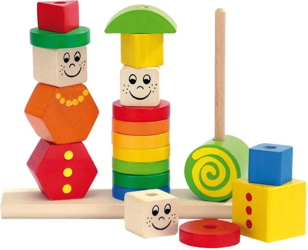 Eichhorn Heros Figure Stacking Puzzle 21 Stuks - Multicolor - afbeelding 5 van 6