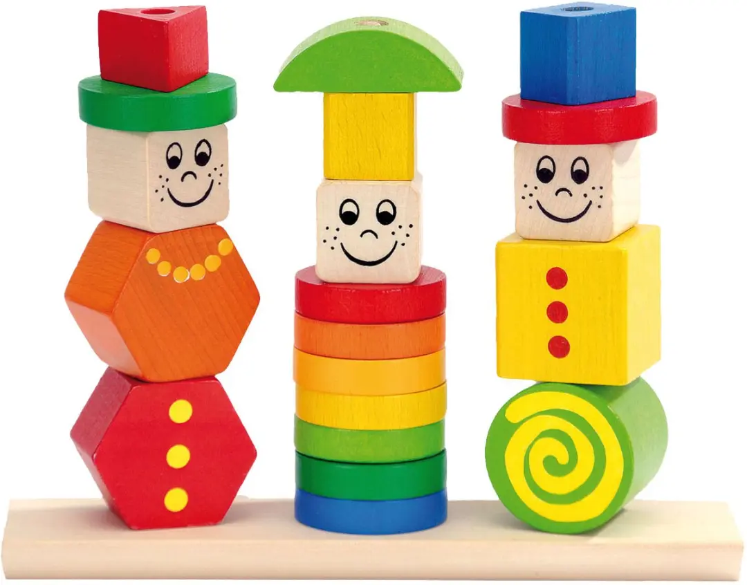 Eichhorn Heros Figure Stacking Puzzle 21 Stuks - Multicolor - afbeelding 2 van 6