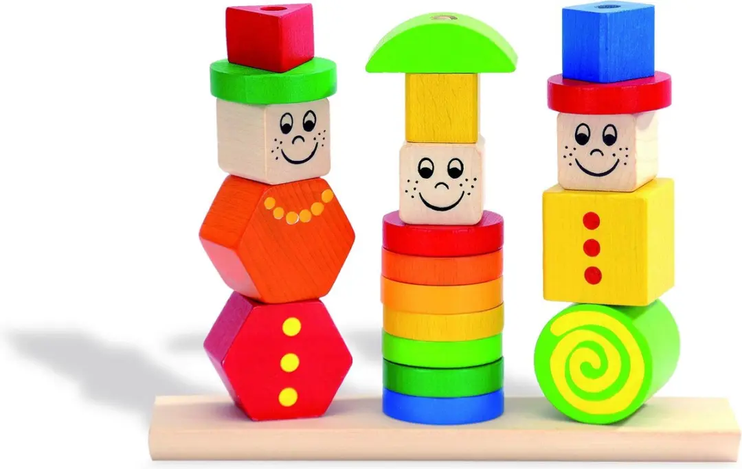 Eichhorn Heros Figure Stacking Puzzle 21 Stuks - Multicolor - afbeelding 3 van 6