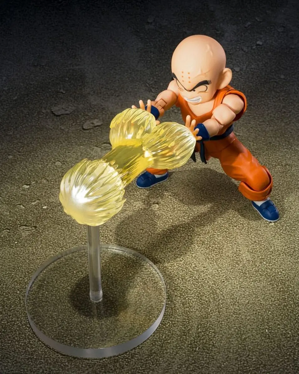 Bandai S.H.Figuarts Krillin & Son Goku Action Figures - 11cm - Multicolor