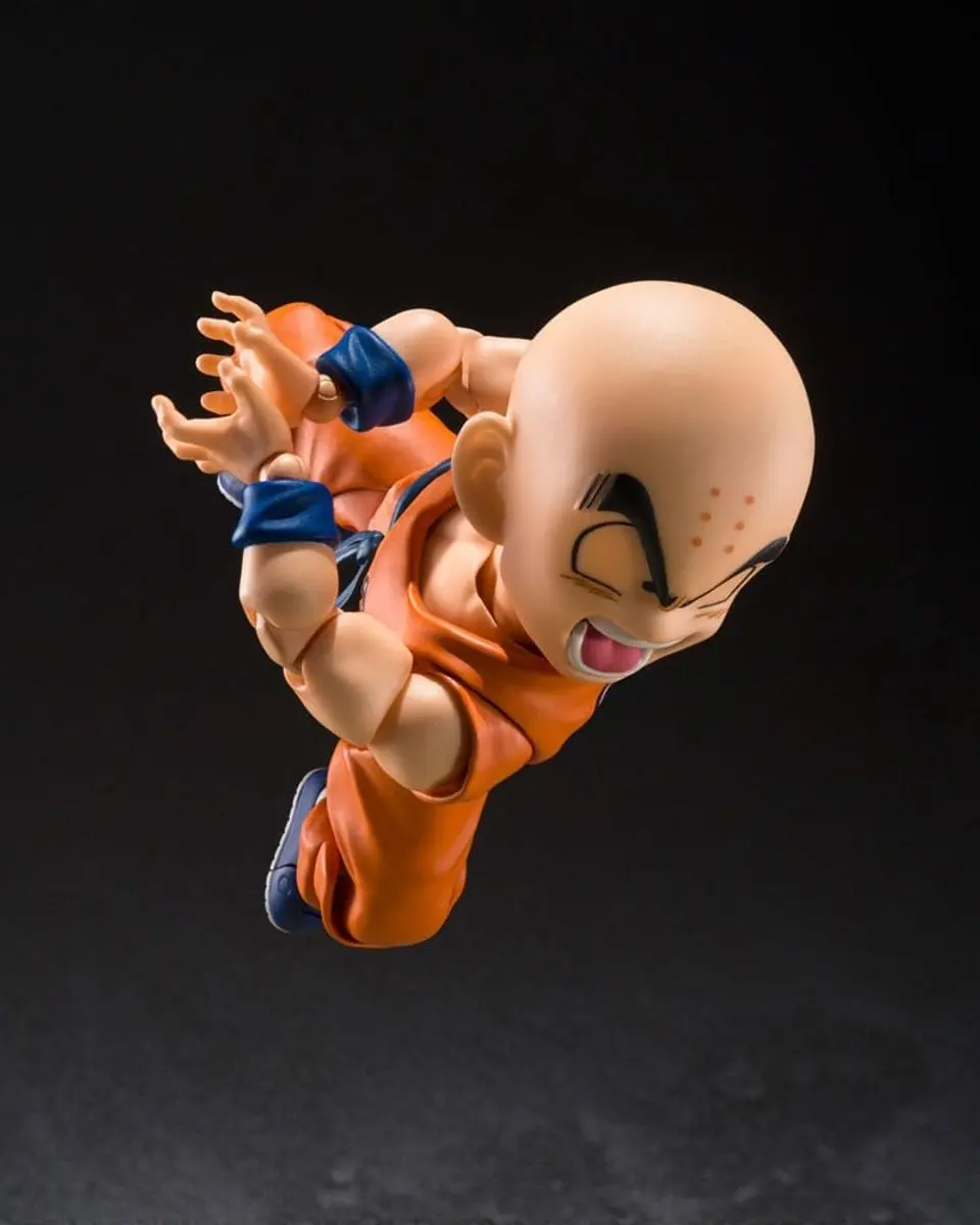 Bandai S.H.Figuarts Krillin & Son Goku Action Figures - 11cm - Multicolor