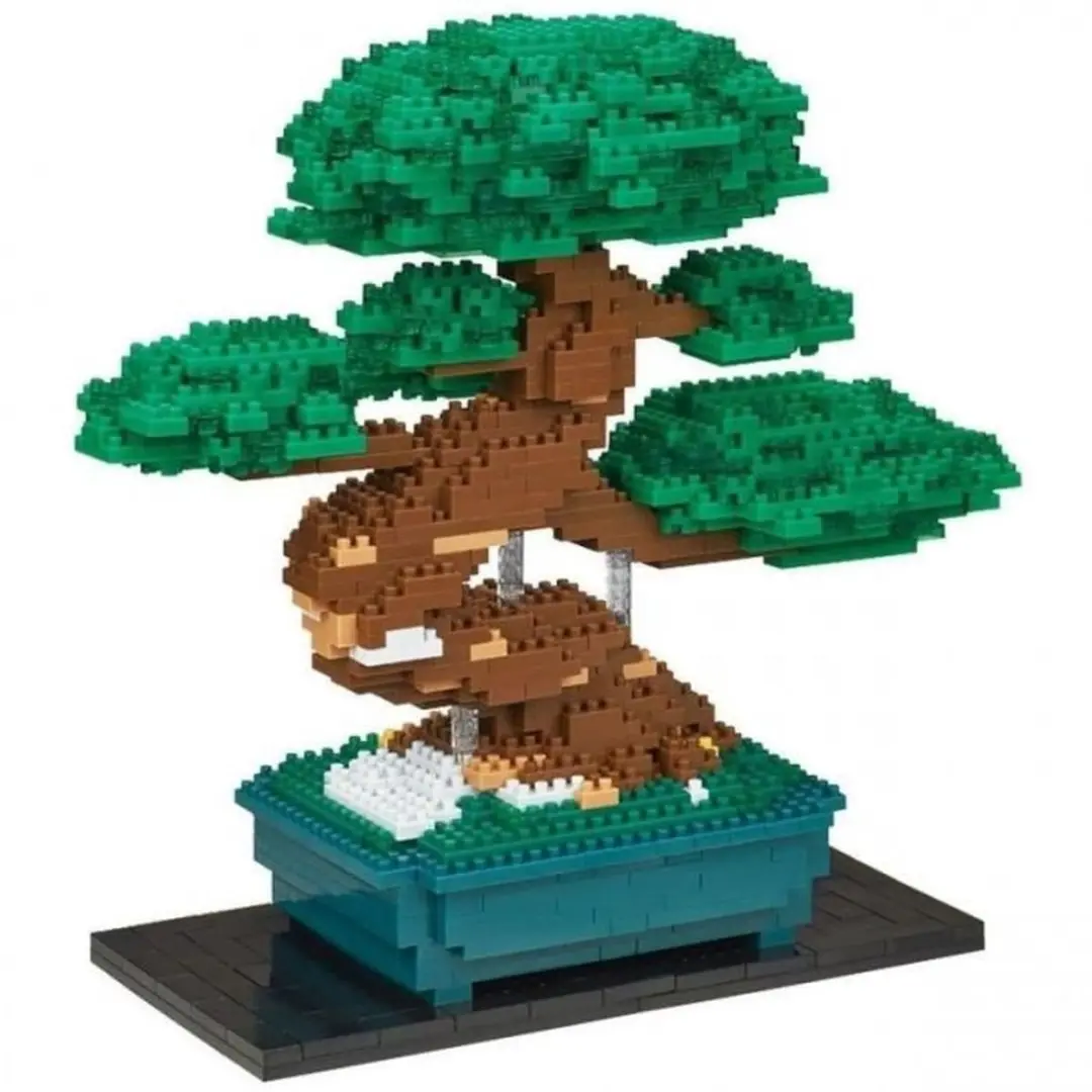 Bandai Nanoblock NBC039 Bonsai Deluxe Bouwset - 1130 Stukken