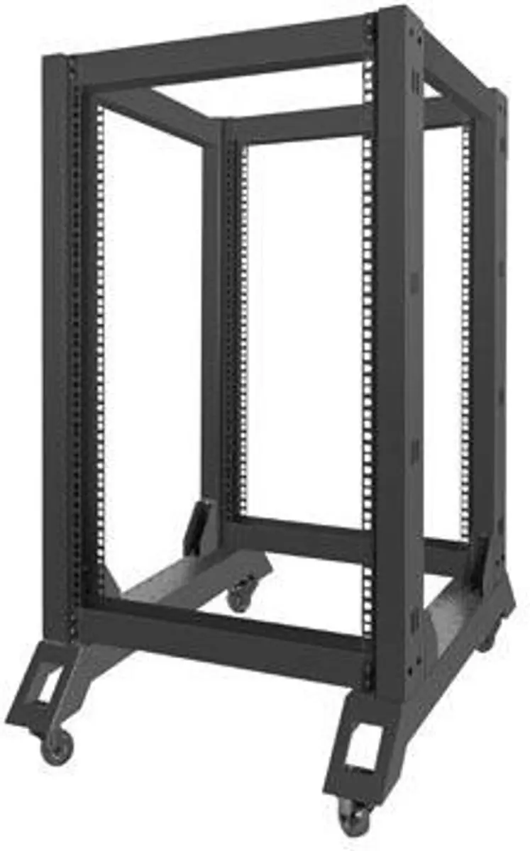 Lanberg Open Rack 18U 600x800 - Transparent - afbeelding 4 van 6