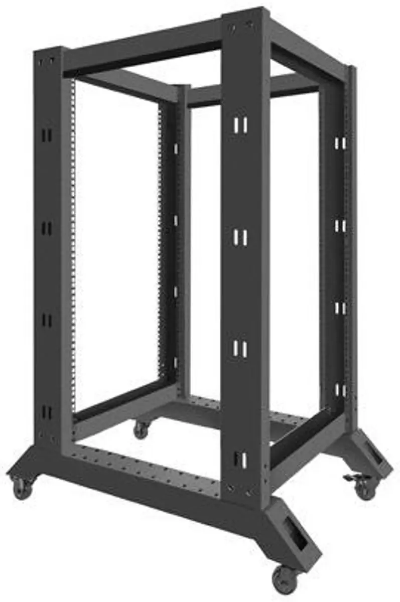 Lanberg Open Rack 18U 600x800 - Transparent - afbeelding 5 van 6