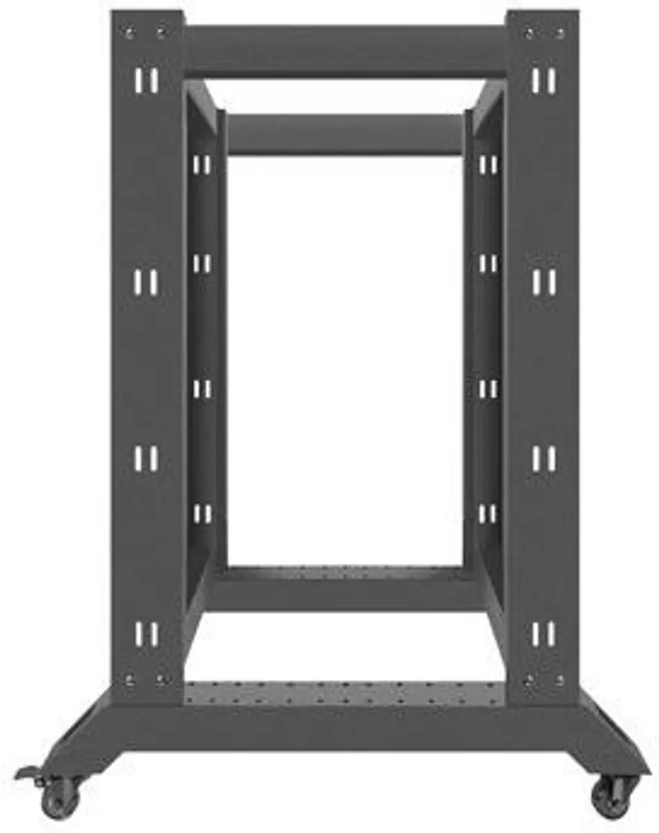 Lanberg Open Rack 18U 600x800 - Transparent - afbeelding 3 van 6