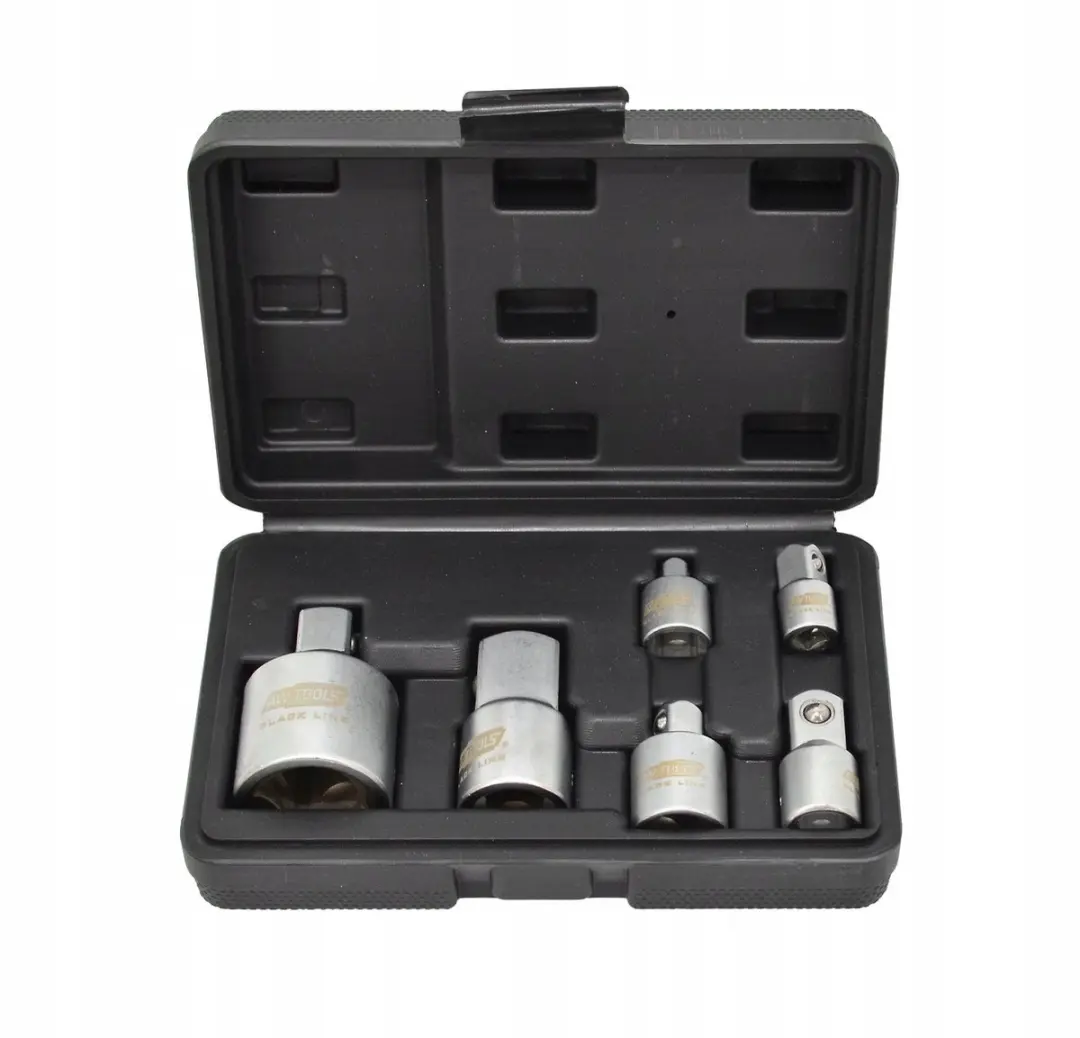 AWTOOLS Slagdoppen Reductieset 6-delige CRV Black Line
