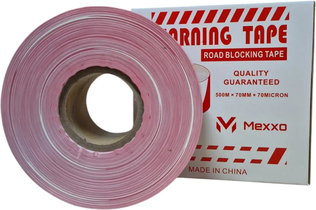Afzetlint rood wit 500 meter