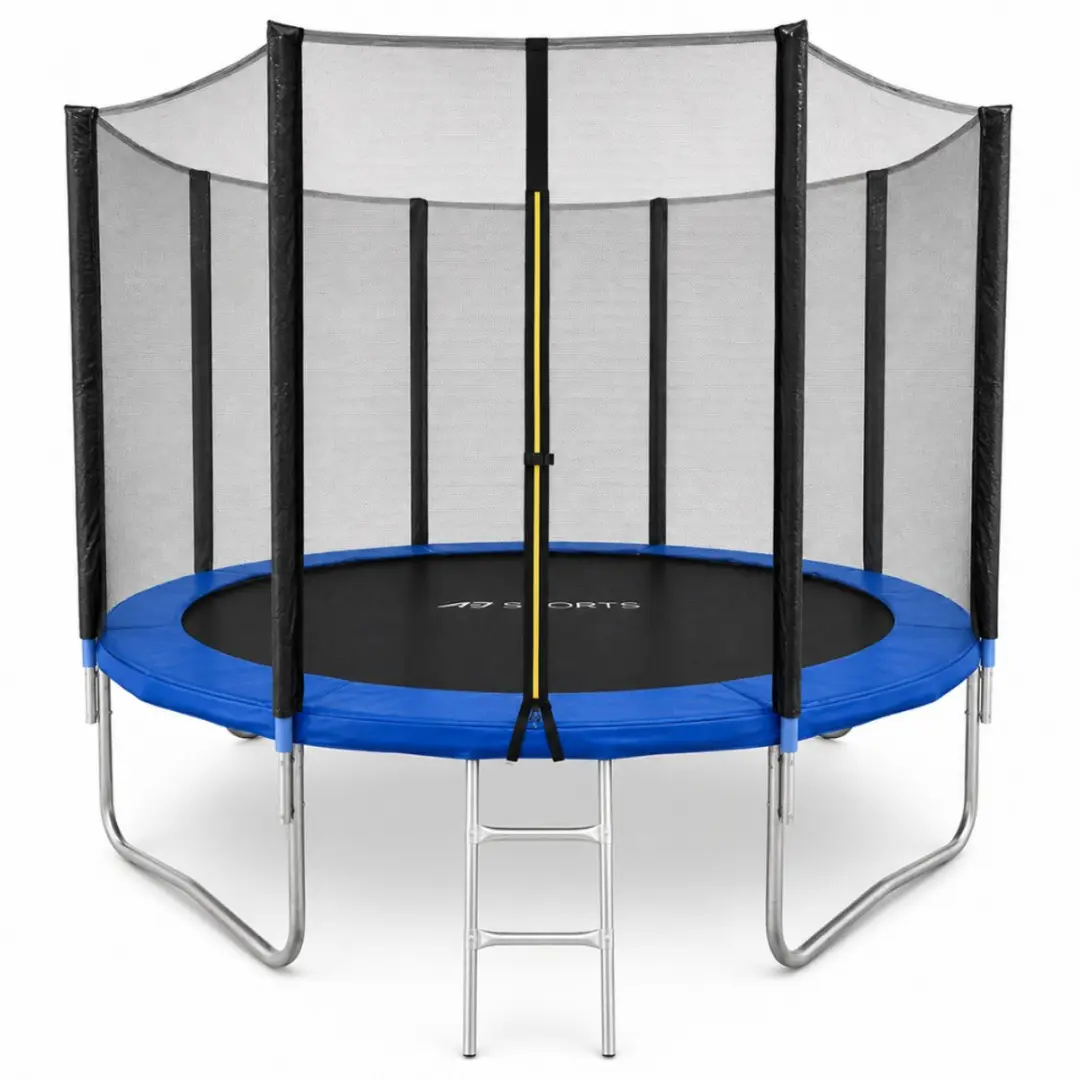 AJ-Sports Kindertrampoline ø 244cm met veiligheidsnet en ladder
