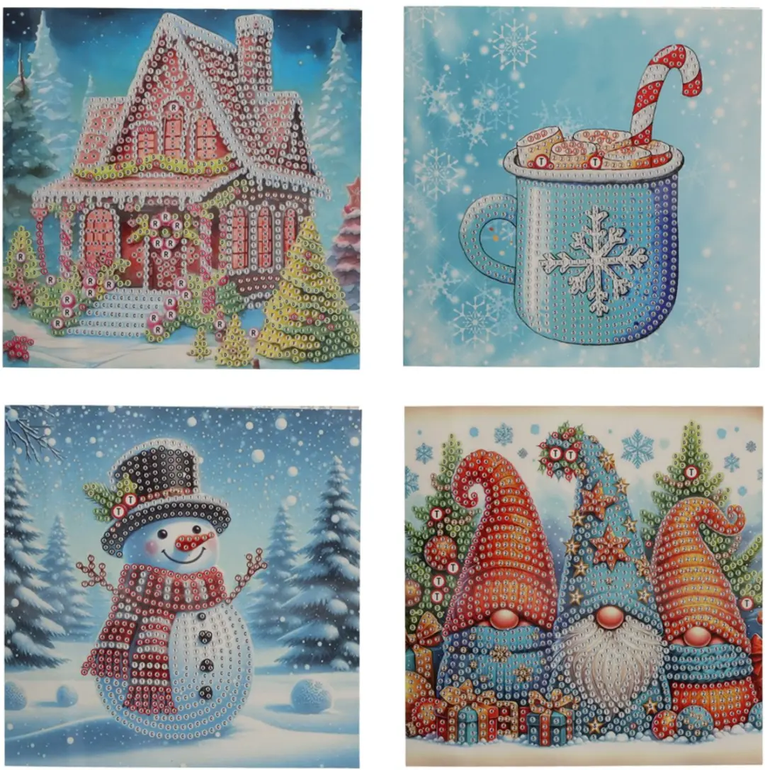 JENS Living Diamond Painting Winterkaarten /4