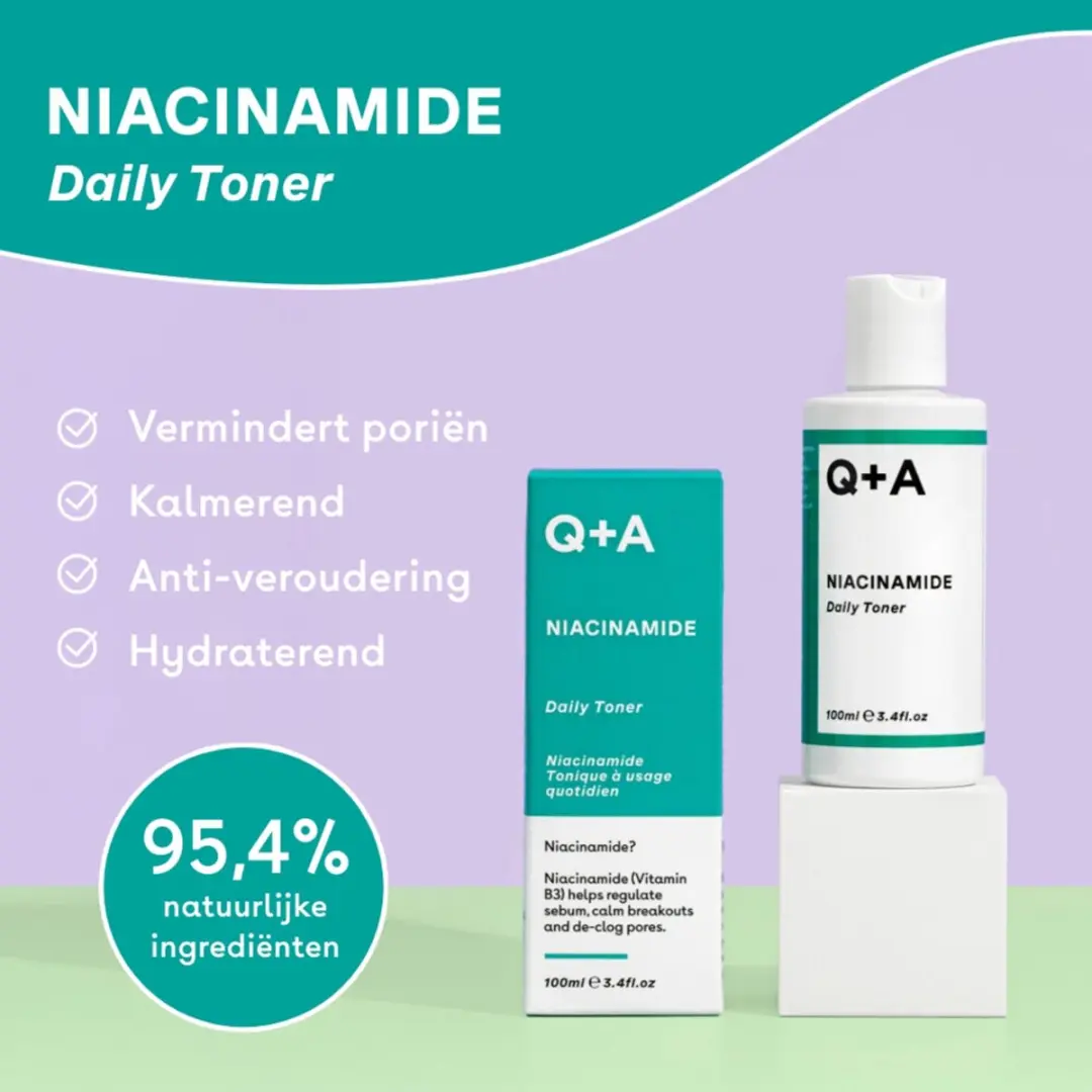 Q+A Niacinamide Daily Toner 100ml - afbeelding 6 van 6