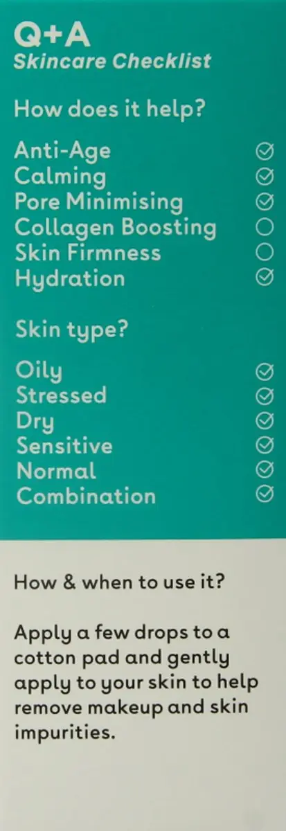 Q+A Niacinamide Daily Toner 100ml