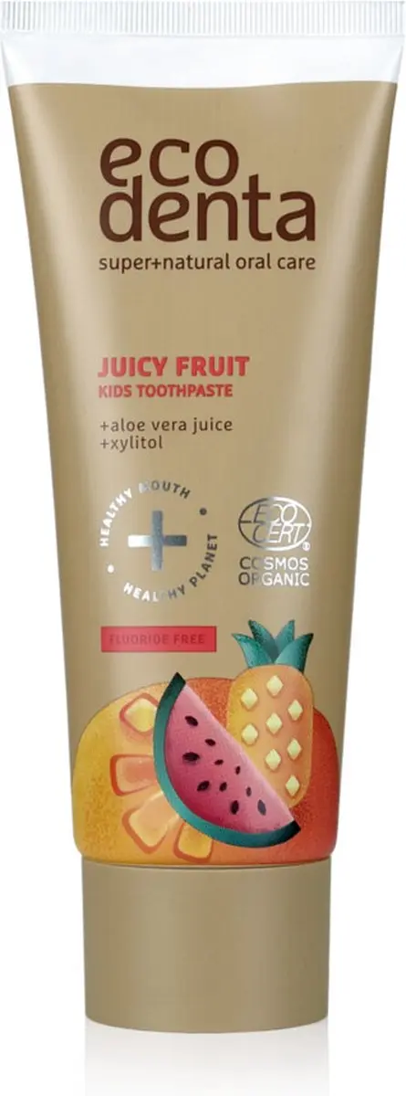 Ecodenta Organic Kids Tandpasta Sappig Fruit 75ml