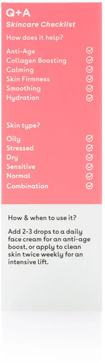 Q+A Collagen Boost Serum 15ml
