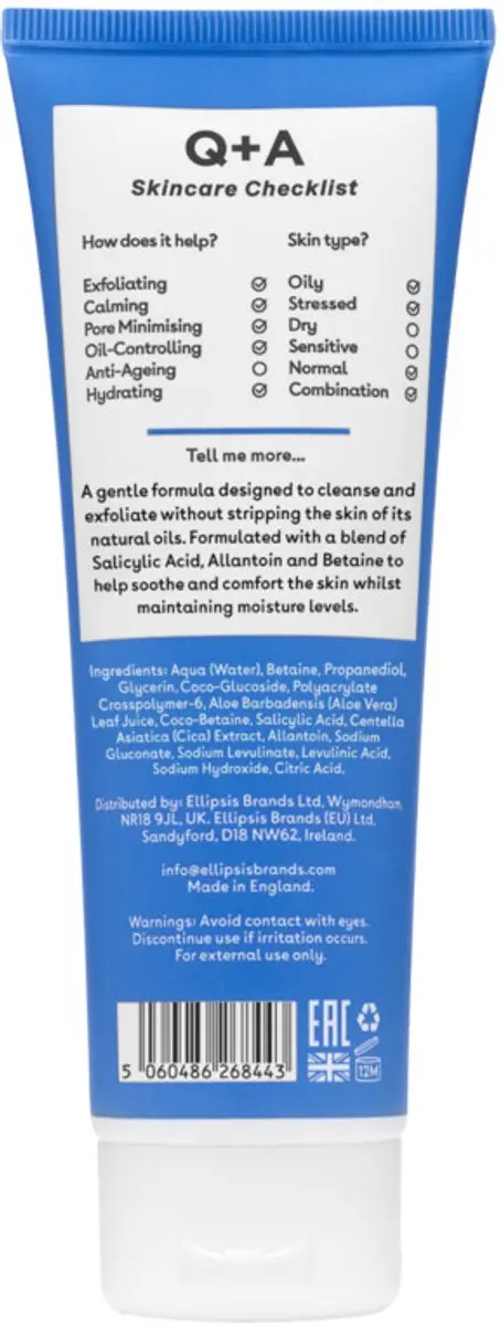 Q+A Salicylzuur Reiniger 125ml - afbeelding 6 van 6