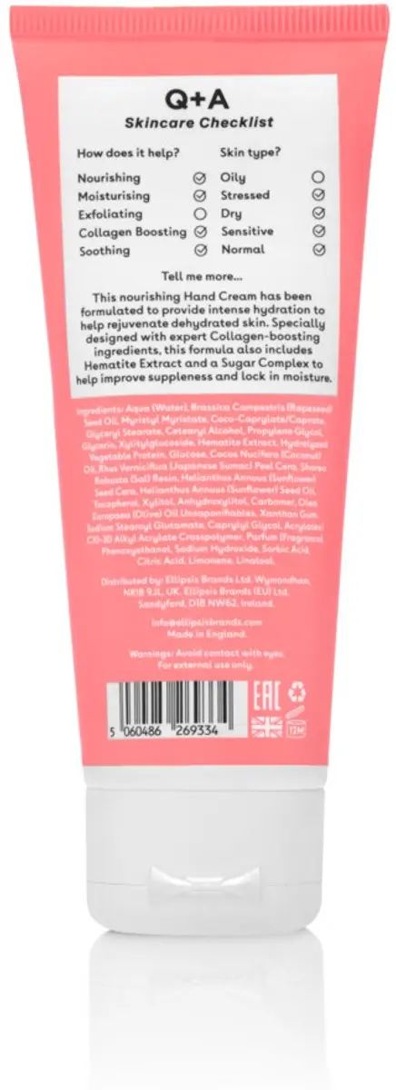Q+A Collagen Handcrème 75ml