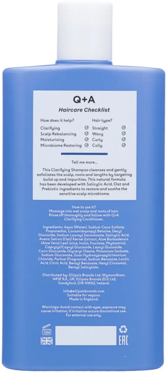 Q+A Clarifying Shampoo 250ml