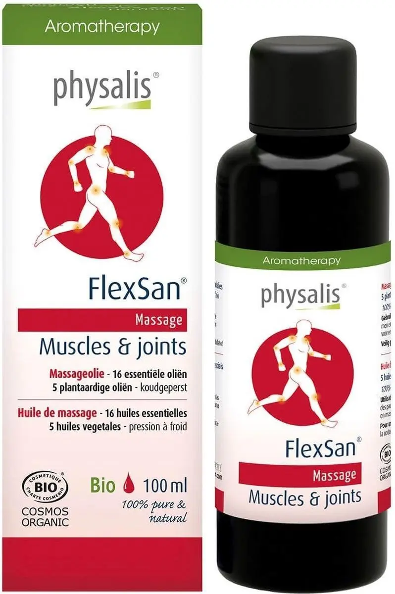 Physalis Massageolie Flexsan Bio 100ml