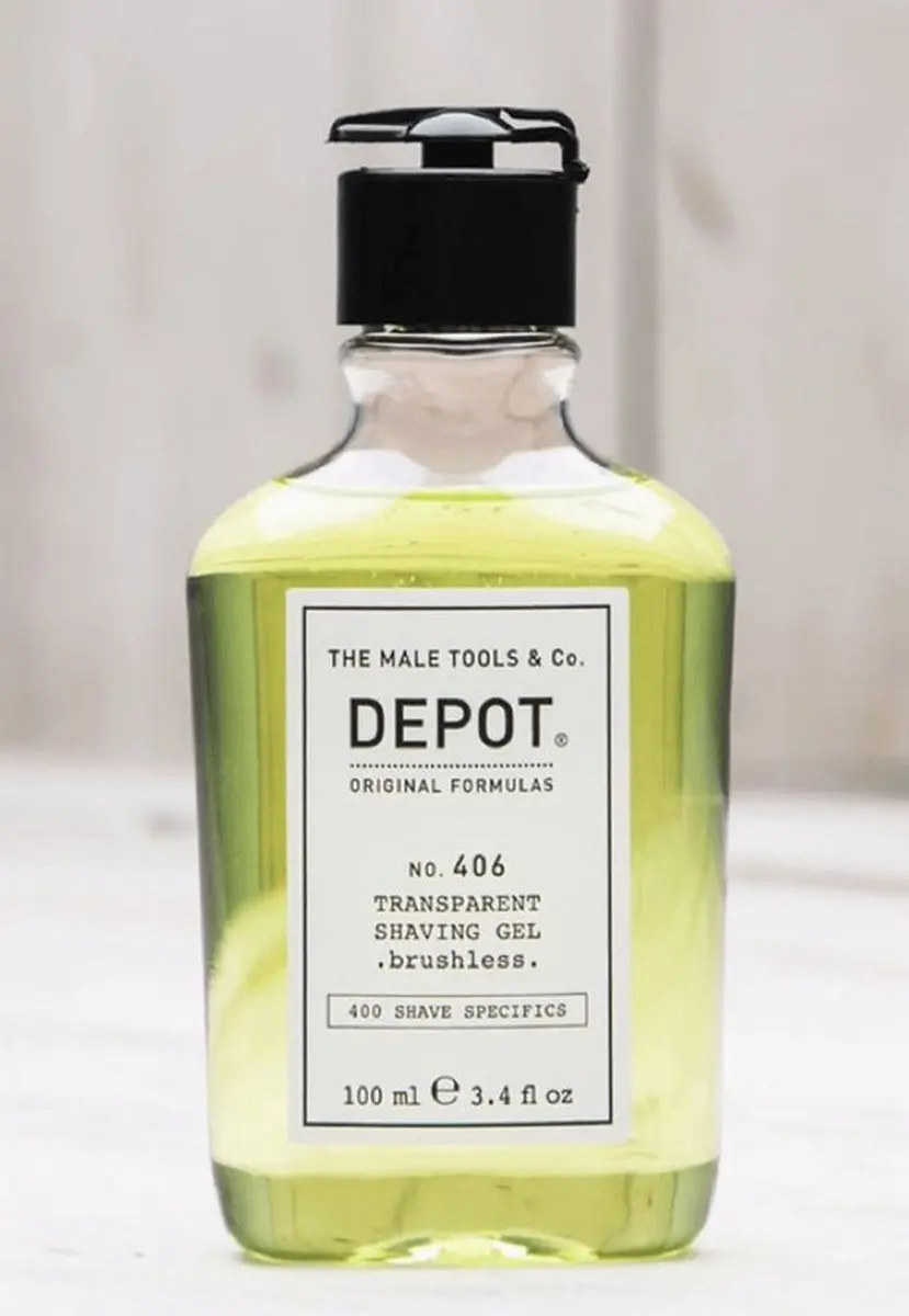 Depot 406 Transparante Scheergel 100ml