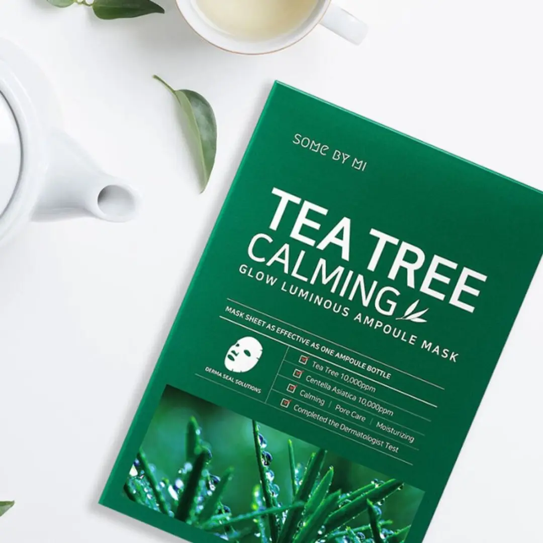 SOME BY MI Tea Tree Calming Glow Luminous Ampoule Mask 25ml