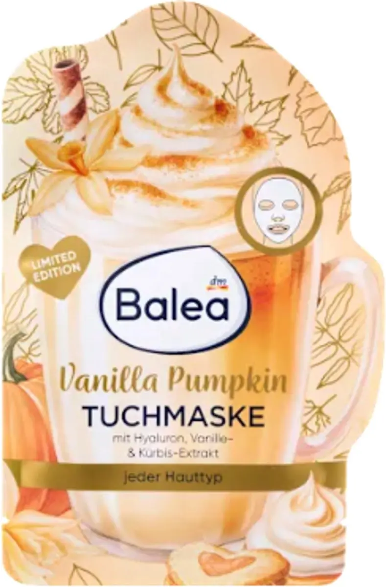 Balea Gezichtsmasker Vanilla Pumpkin
