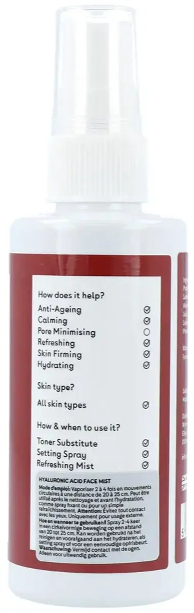 Q+A Hyaluron Gezichtsspray 100ml