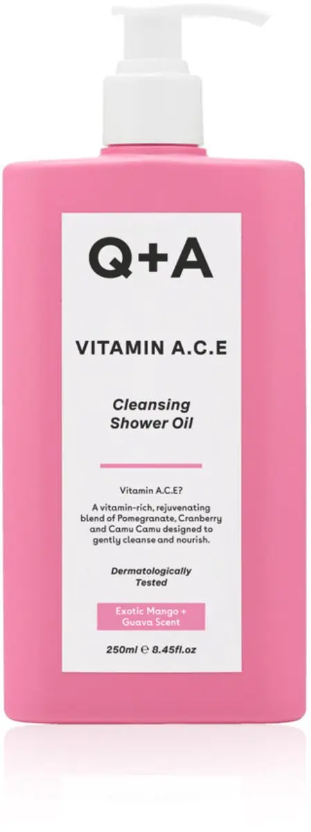 Q+A Vitamin A.C.E. Shower Oil 250ml