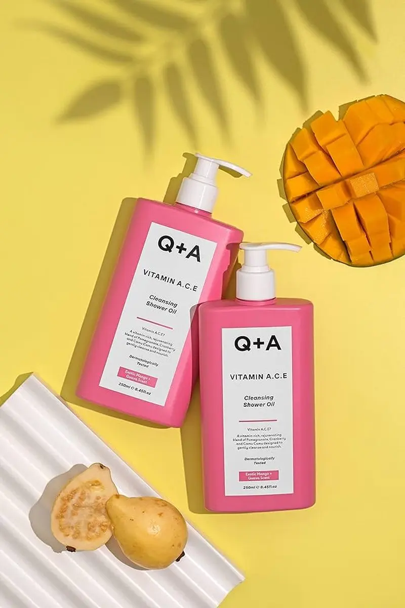 Q+A Vitamin A.C.E. Shower Oil 250ml