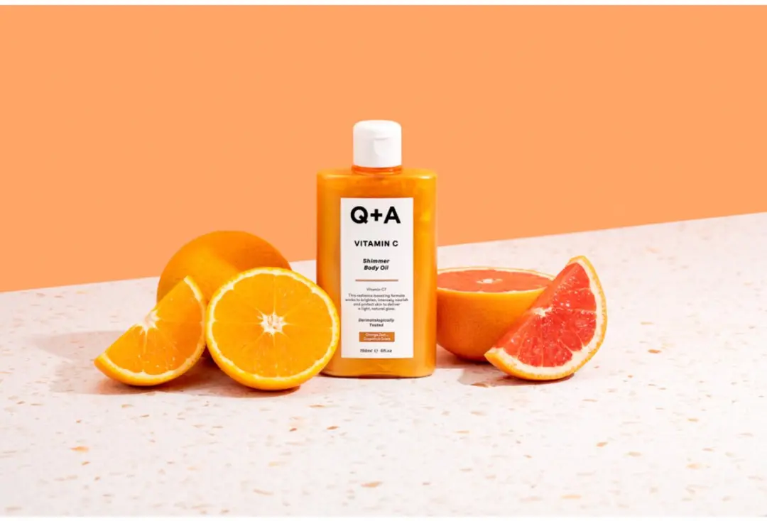 Q+A Shimmer Body Oil Vitamine C 150ml
