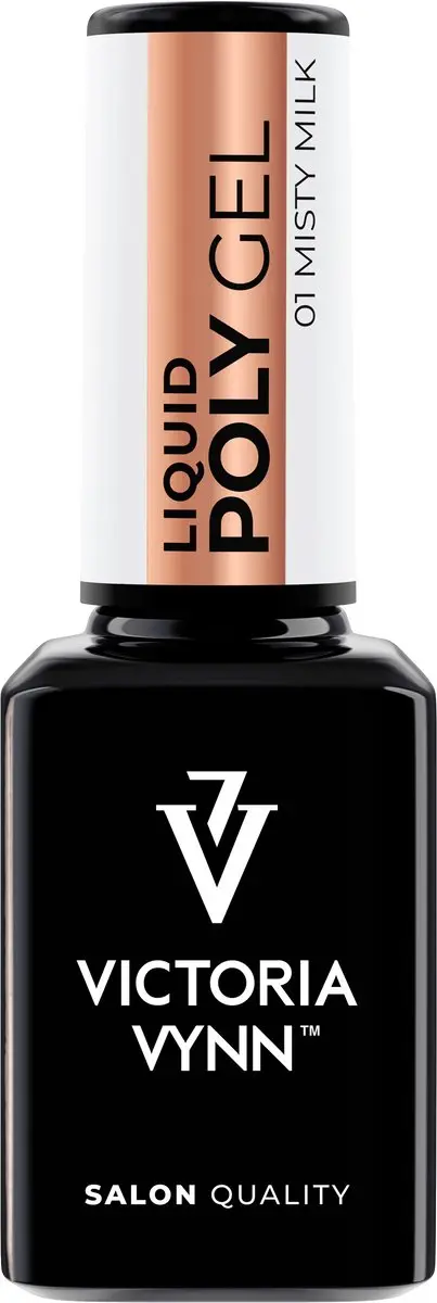 Liquid Polygel Misty Milk nr 01 Victoria Vynn 15ml Hema/DiHema vrij gelnagels