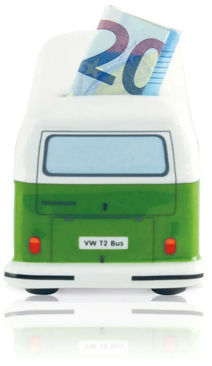 Volkswagen T2 Bus Spaarpot - Groen