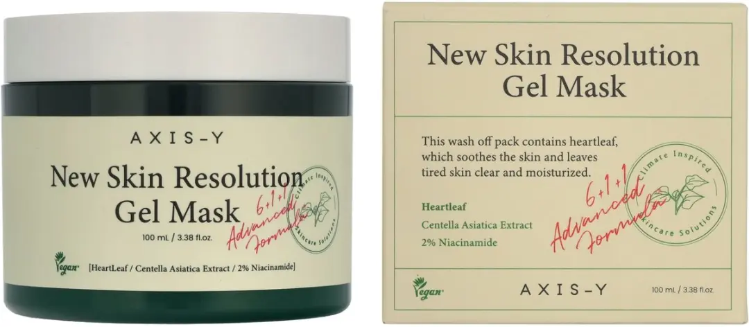 AXIS-Y New Skin Resolution Gel Mask 100ml - Kalmerend