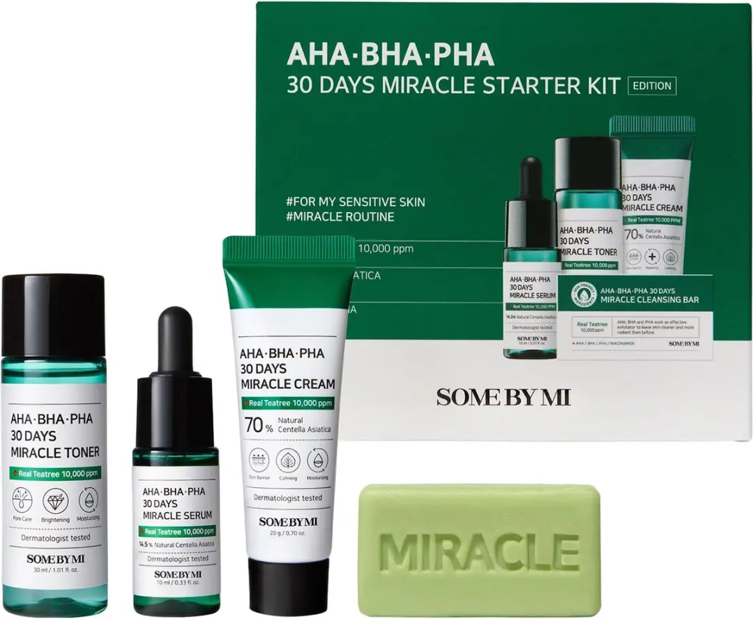 SOME BY MI AHA BHA PHA 30 Days Miracle Starter Kit - 4 Stuks
