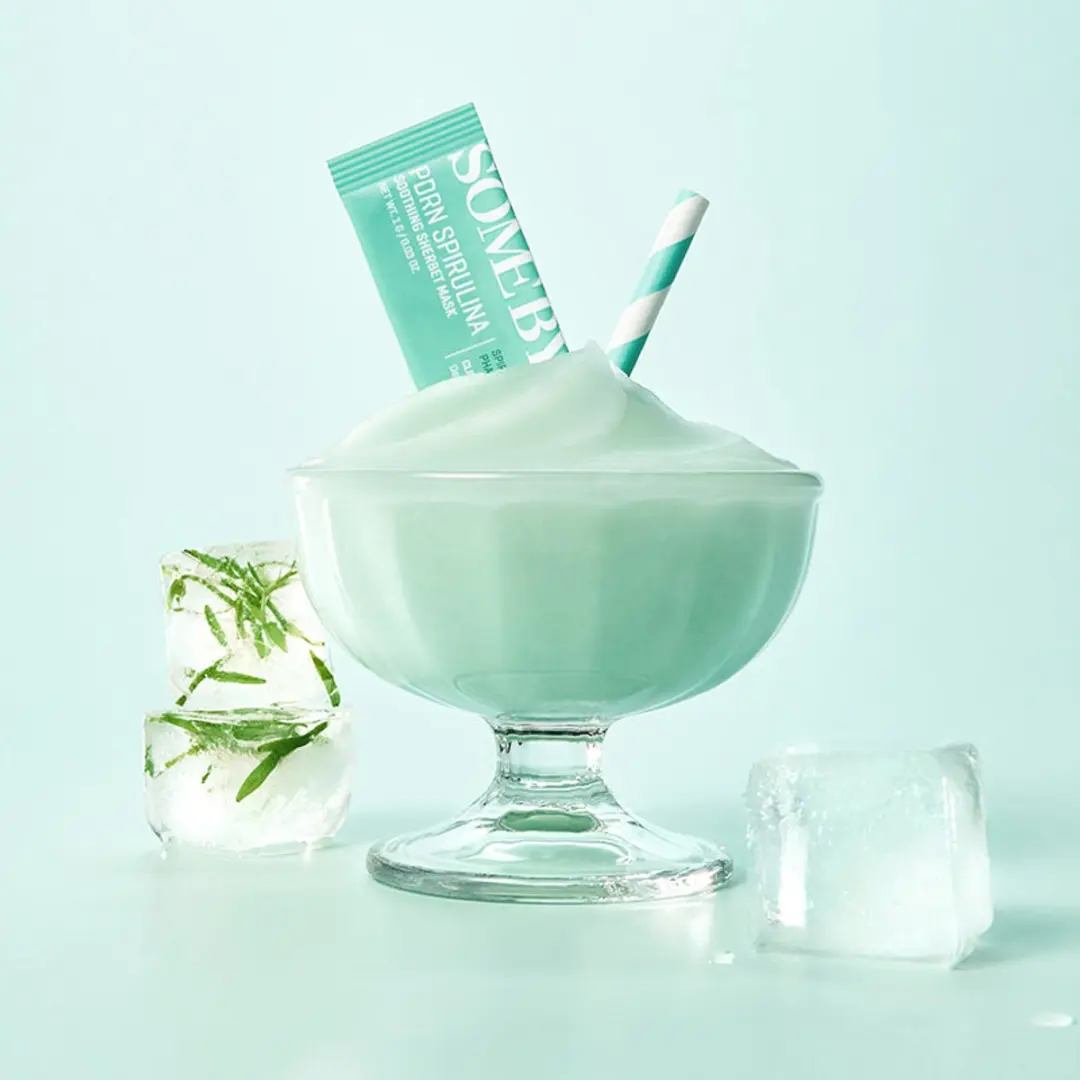SOME BY MI PDRN Spirulina Soothing Sherbet Mask - 10 Stuks
