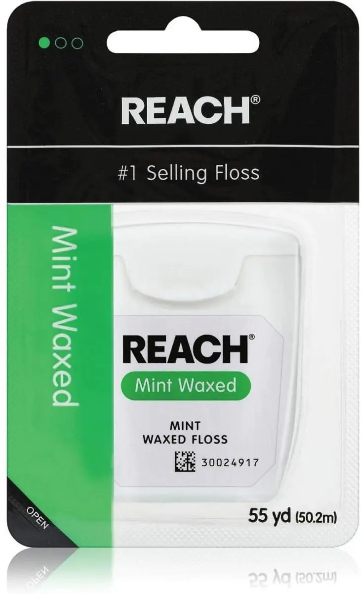 Reach Waxed Dental Floss Mint 55 Yards