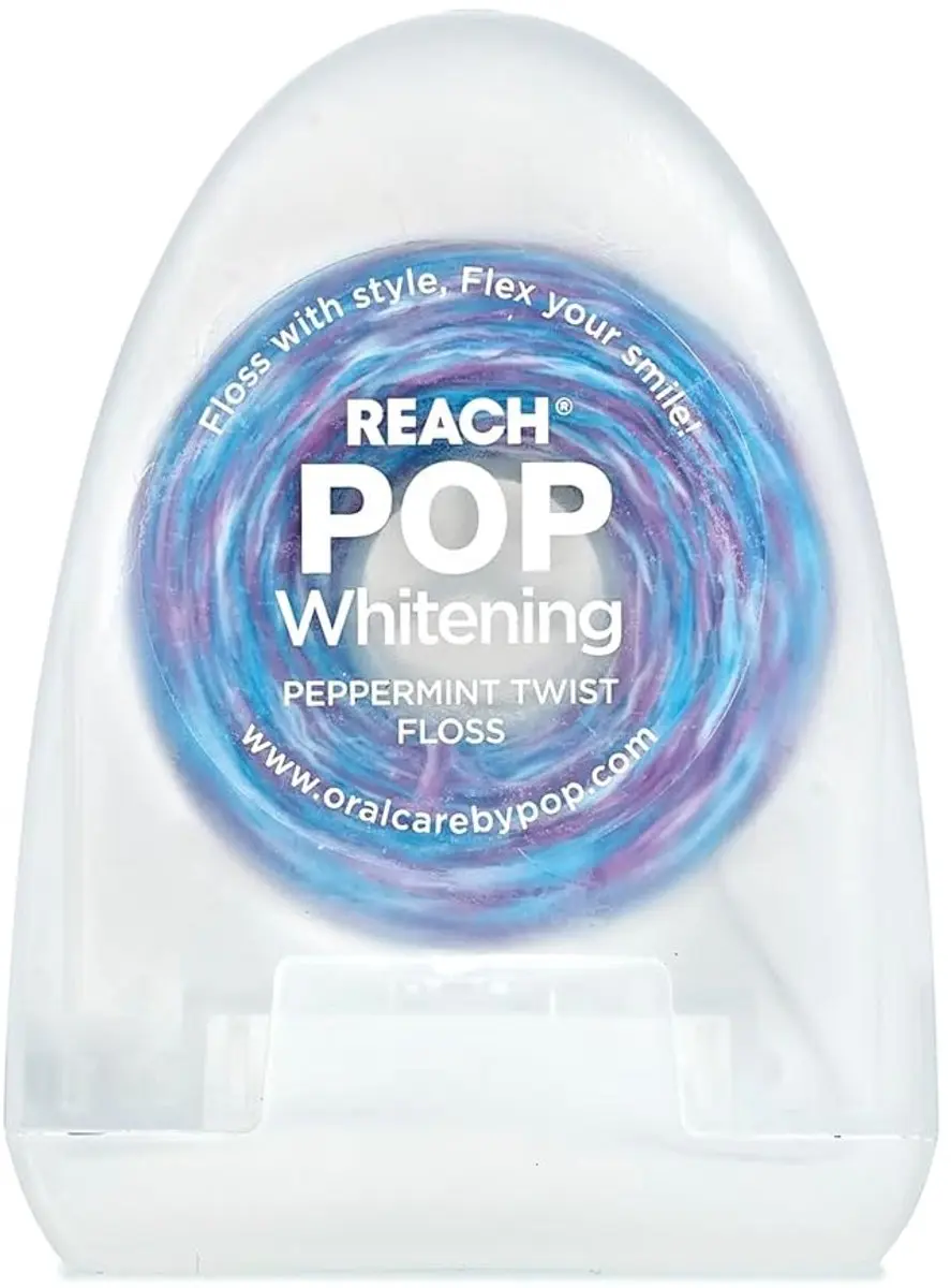 REACH POP Pepermunt, Verrijkt met Zuiveringszout, Dental Floss