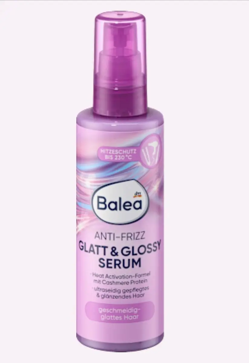 Balea Anti-frizz haarserum voor glad en glanzend haar, 100 ml