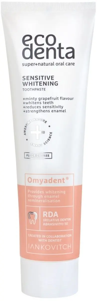 Ecodenta Tandpasta Whitening Sensitive 100ml