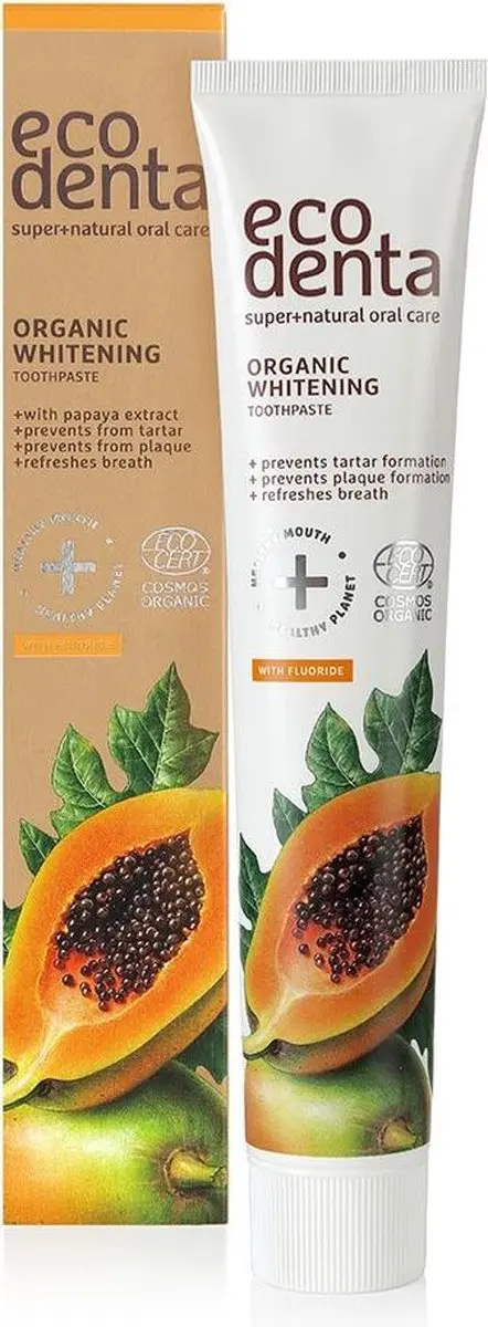 Ecodenta Organic Whitening Tandpasta Papaja 75ml