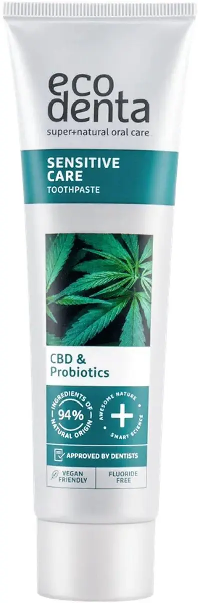 Ecodenta Sensitive CBD & Probiotica Tandpasta 100ml